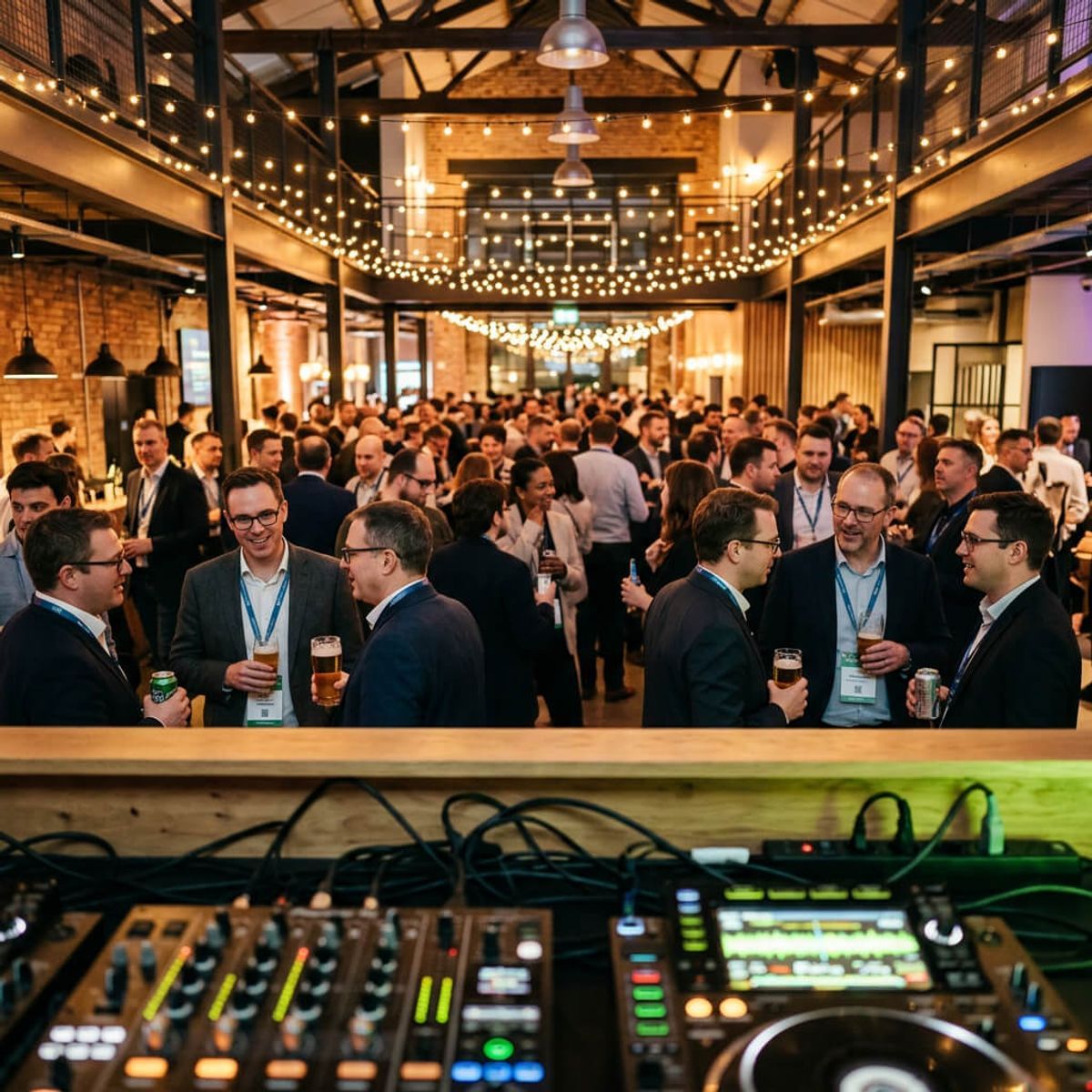 Booth view van een set van Not Your Steve